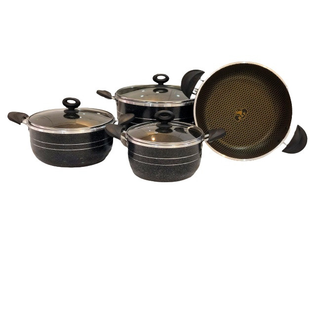 سرویس پخت و پز 7 پارچه هلنا مدل زنبوری