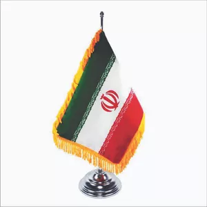 پرچم رومیزی طرح ایران مدل پایه دار کد Art-01