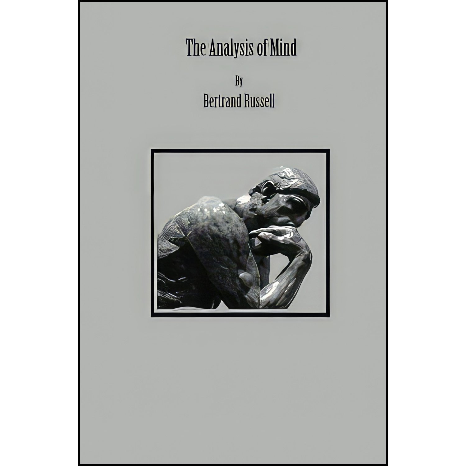 کتاب The Analysis of Mind اثر Bertrand Russell انتشارات تازه ها