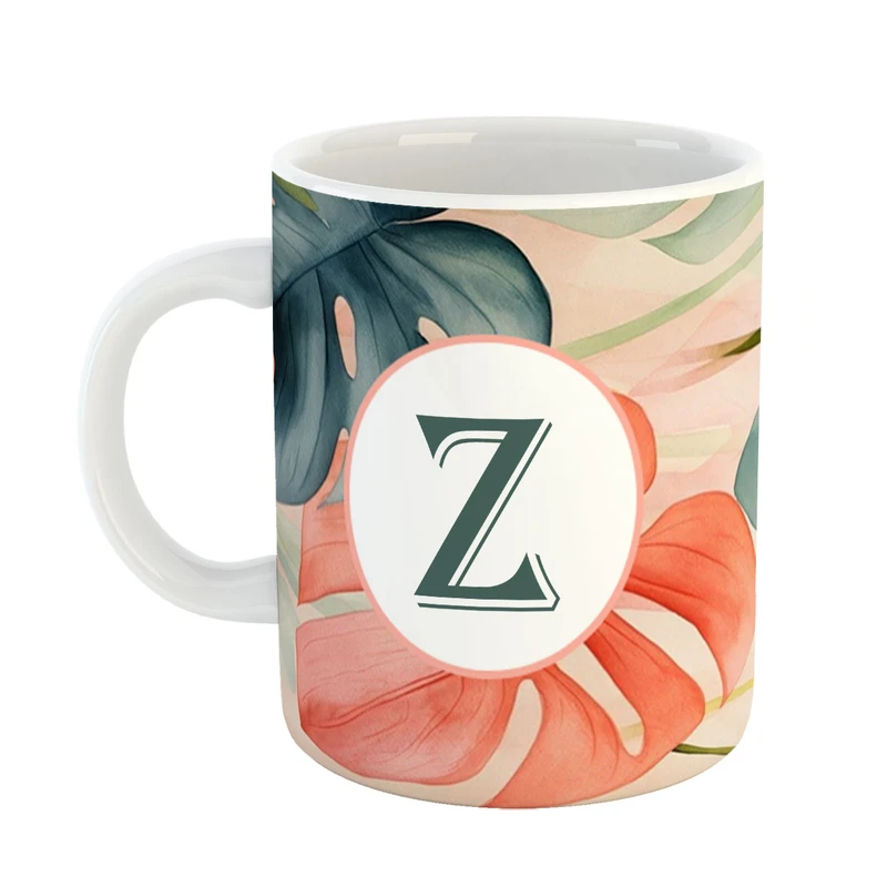 ماگ پادآفرین مدل فانتزی طرح حرف Z کد 35