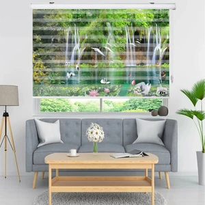 پرده زبرا زیو مدل L5021 سایز 200x150 سانتی متر