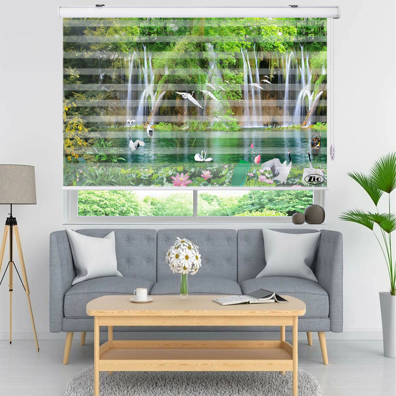  پرده زبرا زیو مدل L5021 سایز 200x280 سانتی متر