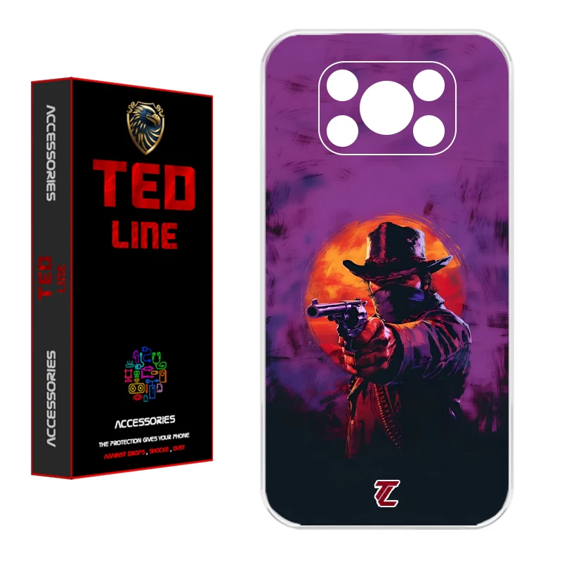 کاور تدلاین طرح رد دد ریدمپشن کد 1195 مناسب برای گوشی موبایل شیائومی Poco X3 / X3 Pro / X3 NFC