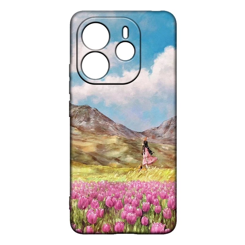 کاور طرح دخترانه کد 248 مناسب برای گوشی موبایل شیائومی Redmi Note 14 4G