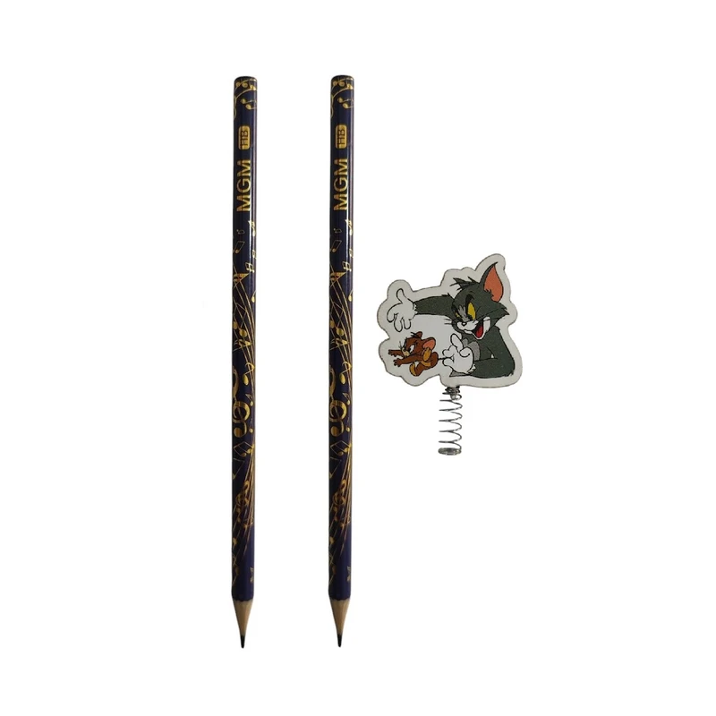 مداد مشکی ام جی ام کد 007 به همراه سرمدادی بسته 3 عددی