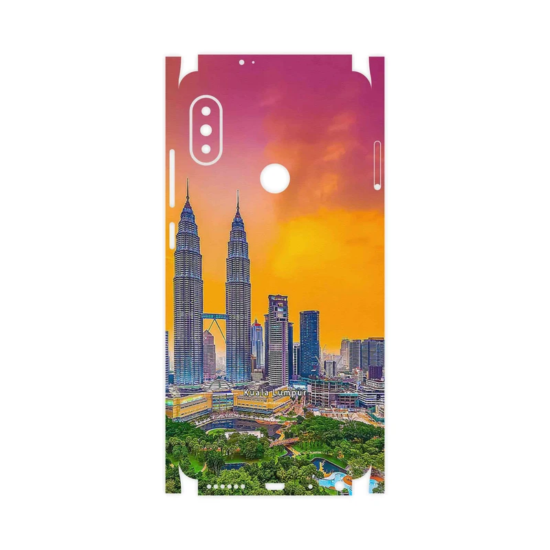 برچسب پوششی ماهوت مدل City of Kuala Lumpur-FullSkin مناسب برای گوشی موبایل شیائومی Redmi Note 5 Pro