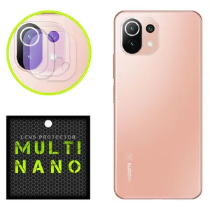Multi Nano X-L2P Camera Lens Protector For Xiaomi 11 Lite 5G NE Pack of 2