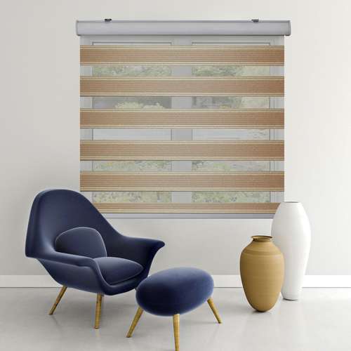  پرده زبرا زیو کد 60102 سایز 150 × 110 سانتی‌ متر