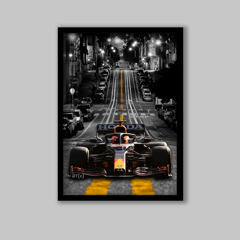 تابلو لیلیان طرح فرمول یک مکس ورشتپن کد LA-G11479-2