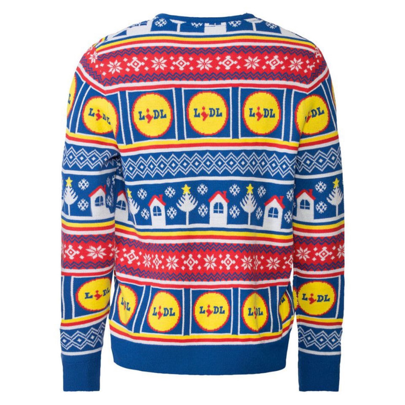 پلیور یقه گرد مردانه لیدل مدل Cre2027