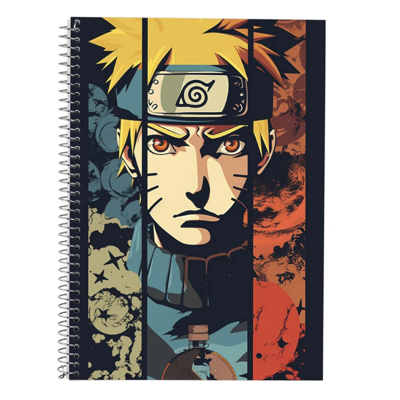 دفتر زبان 50 برگ مدوپد مدل Naroto کد DF11401