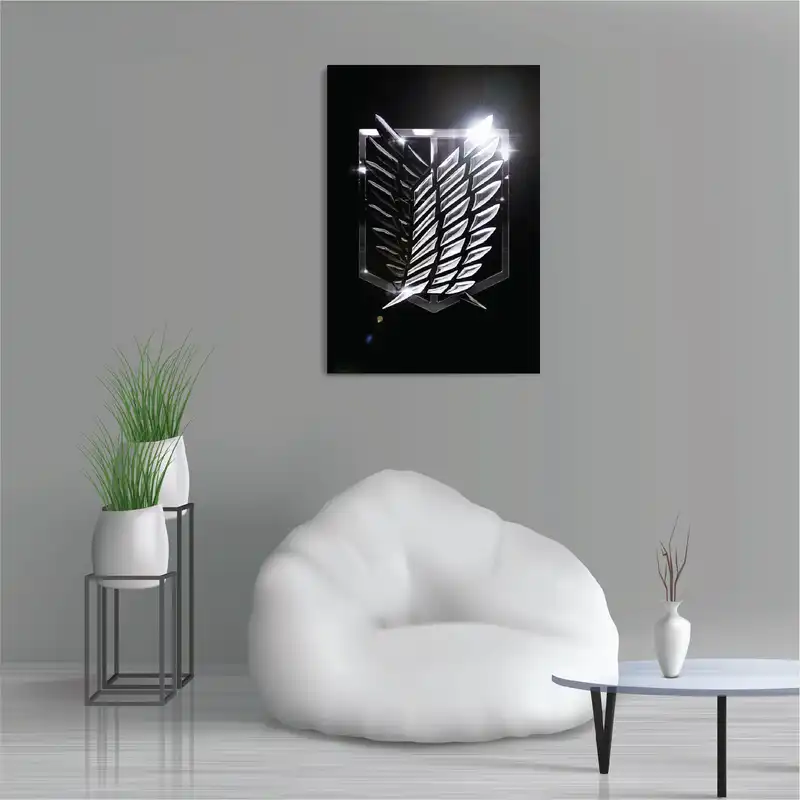 پوستر طرح انیمه حمله به غول ها اتک آن تایتان مدل M0604