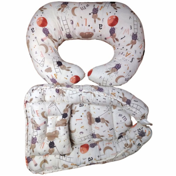 تشک خواب نوزاد شایلی مدل خرگوش بازیگوش بسته 3 عددی