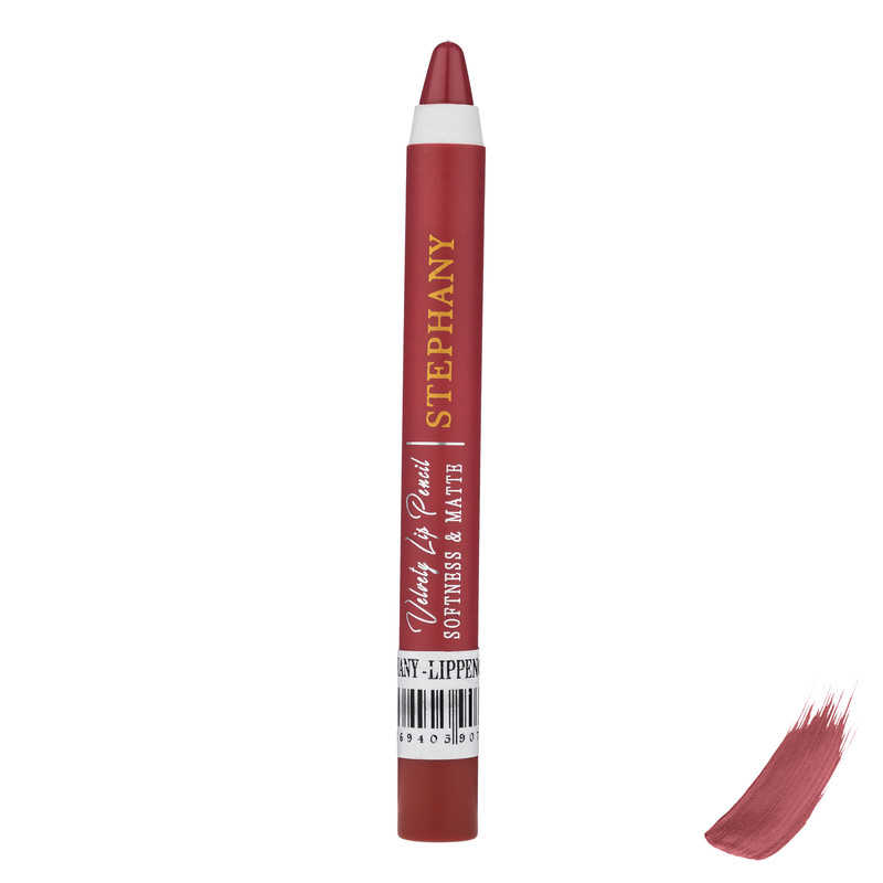 رژ لب مدادی استفانی مدل velvety شماره 202