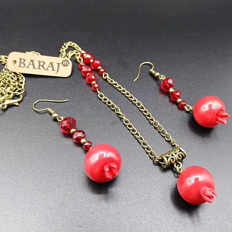 نیم ست زنانه باراج من مدل انار کد S-A3