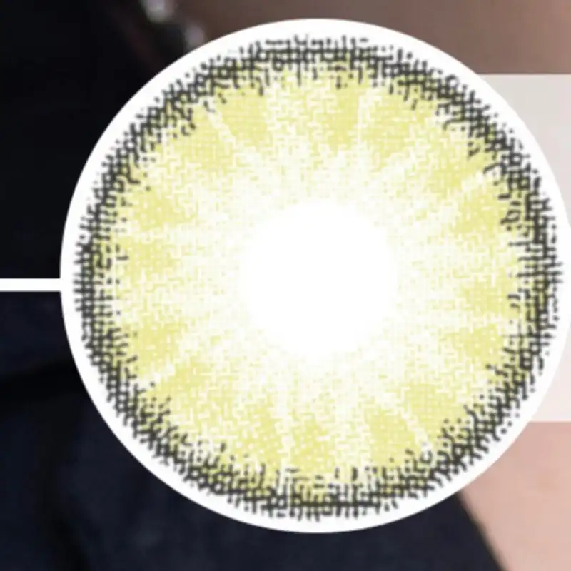 لنز چشم رویال ویژن کد361 رنگ سبز عسلی روشن