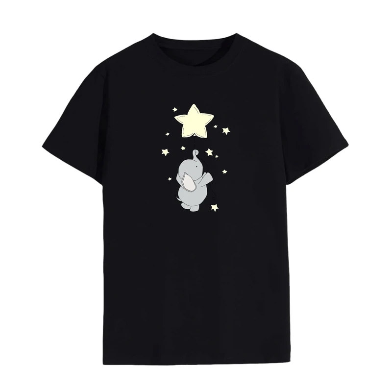 تی شرت لانگ آستین کوتاه زنانه مدل فیل کد 1