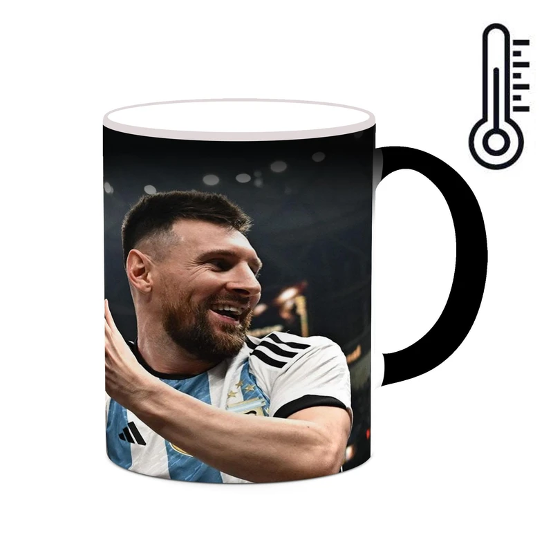 ماگ حرارتی کاکتی طرح Leo Messi لئو مسی مدل mgh42316