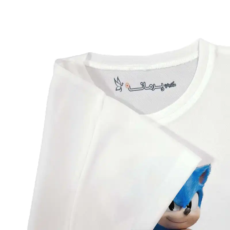 تی شرت بچگانه پرمانه طرح سونیک کد pmt.1581