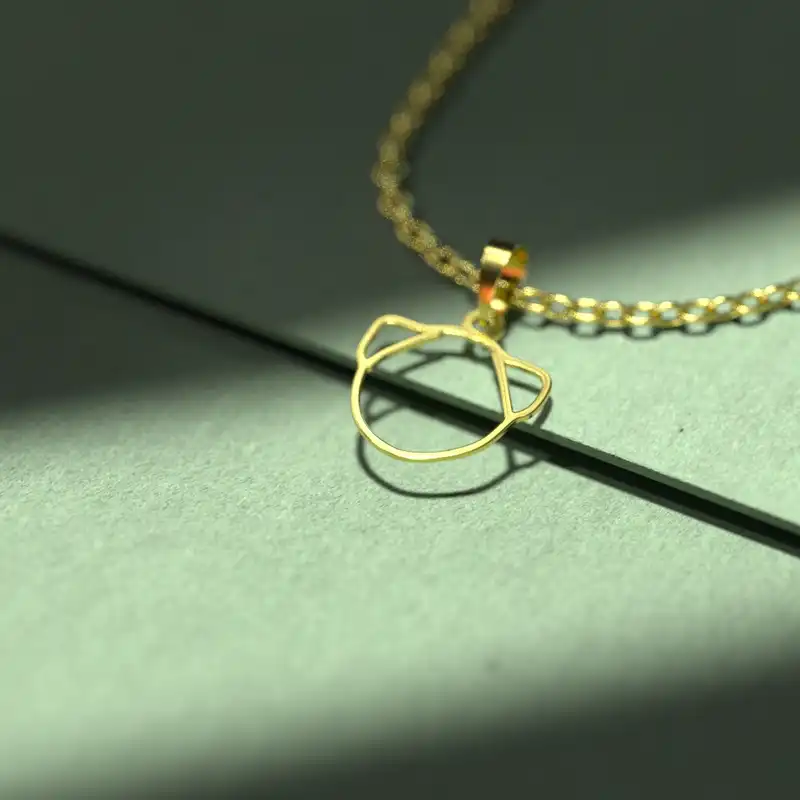 گردنبند طلا 18 عیار زنانه مدوپد مدل خرس کد B3-1-1233