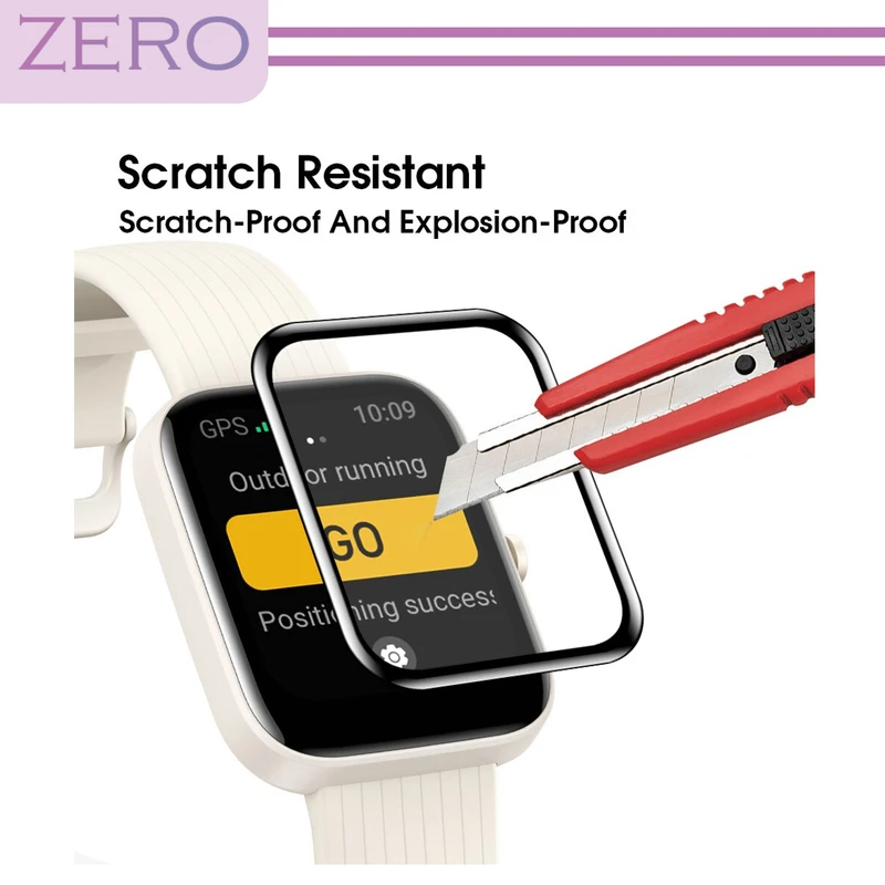 عکس شماره 5 : محافظ صفحه نمایش نانو زیرو مدل pmma-zr مناسب برای ساعت هوشمند شیائومی redmi watch 3-watch 3 active