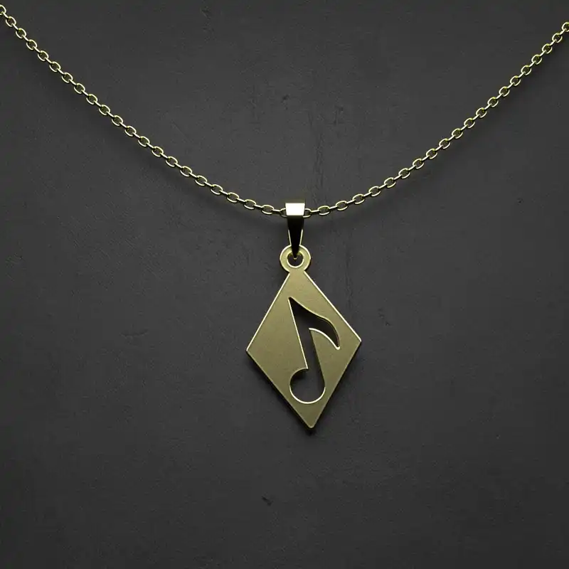 گردنبند طلا 18 عیار زنانه مدوپد مدل اشک کد CA10306