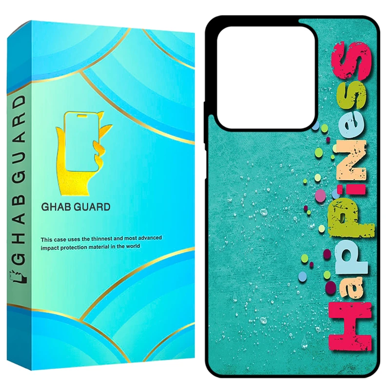 کاور قاب گارد طرح خوشحالی مدل GCHPN134 مناسب برای گوشی موبایل شیائومی Redmi Note 13 4G