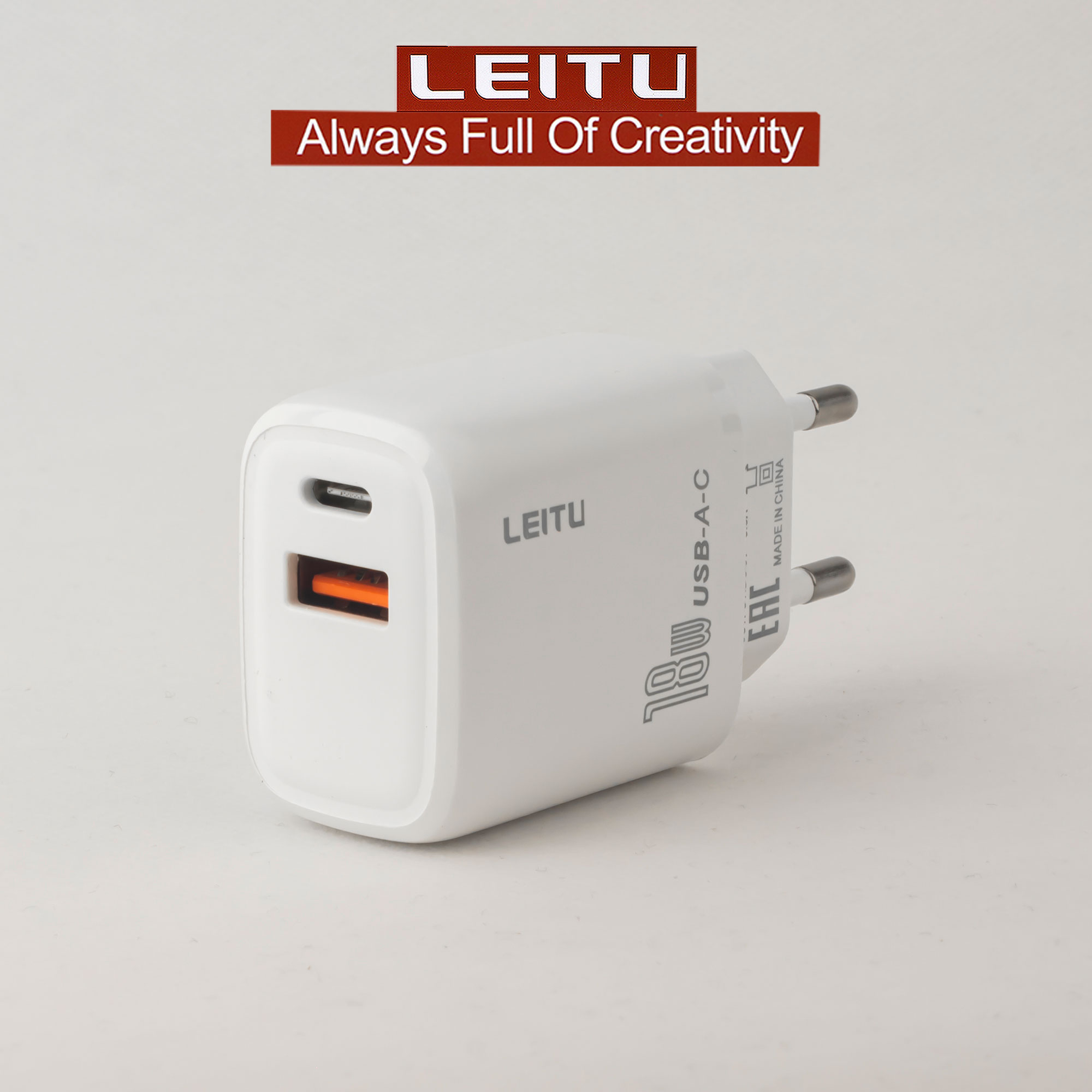 شارژر دیواری لیتو مدل LH-23 به همراه کابل تبدیل USB-C