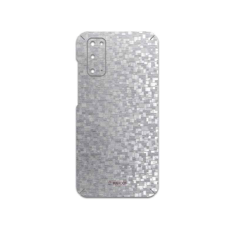 برچسب پوششی ماهوت مدل Silver-Silicon مناسب برای گوشی موبایل سامسونگ Galaxy S20