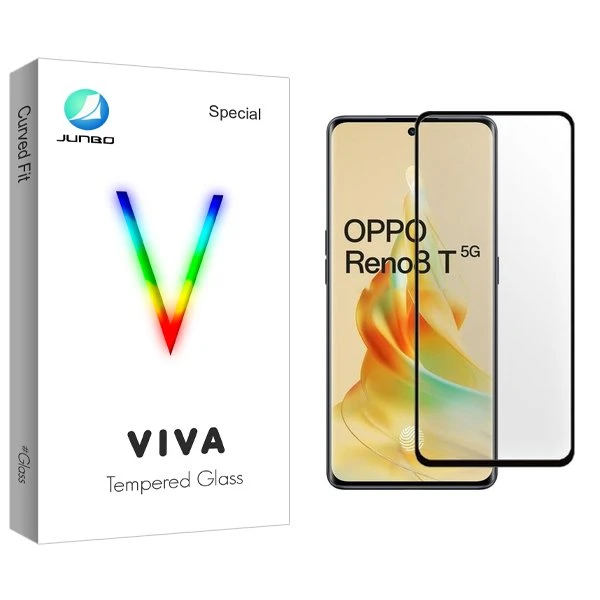 محافظ صفحه نمایش شیشه ای جانبو مدل Viva مناسب برای گوشی موبایل اوپو Reno 8T