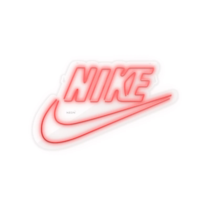 چراغ دیواری نئون دیزاین طرح Nike-Text_RD