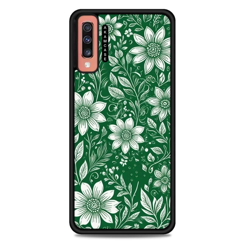 کاور آکام مدل AMC-WSGA70-FLOWERS-17 مناسب برای گوشی موبایل سامسونگ Galaxy A70