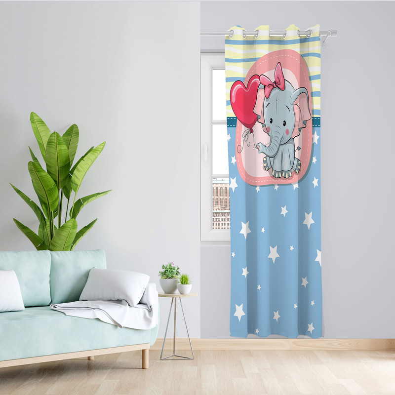  پرده مدل بچه فیل مخمل پانچی کد 4238 سایز 140x200 سانتی متر