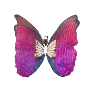 آویز گردنبند طلا 18 عیار زنانه مدل پروانه کد K71