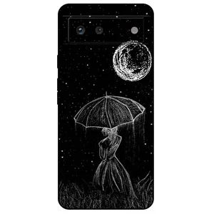 Megafone Girl and Moon 1369 Cover For Google Pixel 6A