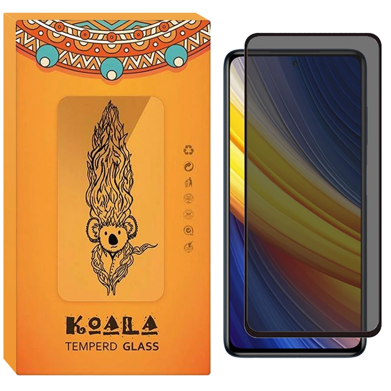 محافظ صفحه نمایش حریم شخصی کوالا مدل PRY-01 مناسب برای گوشی موبایل شیائومی Poco X3 Pro