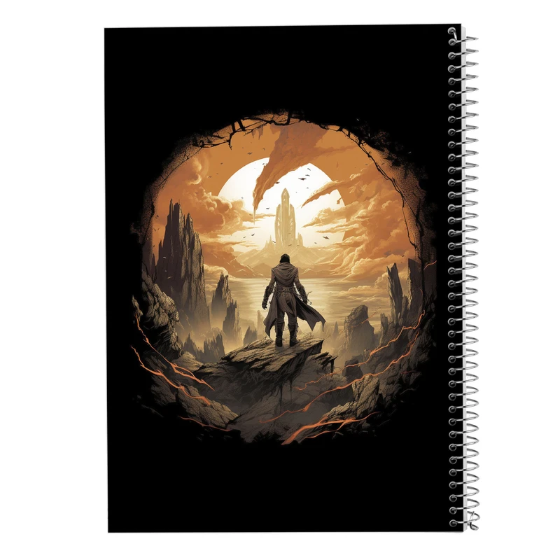 دفتر شطرنجی 50 برگ مدوپد مدل ارباب حلقه ها The Lord of the Rings کد DF3053