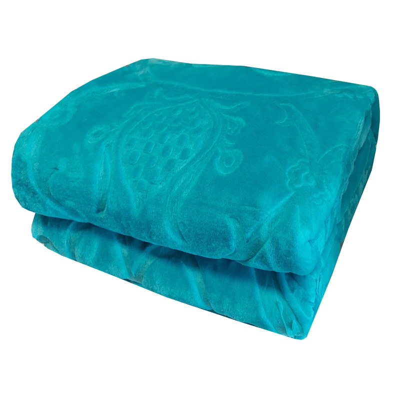 پتو لاله مهرگان مدل زنبق کد 1N سایز 160x220 سانتی متر