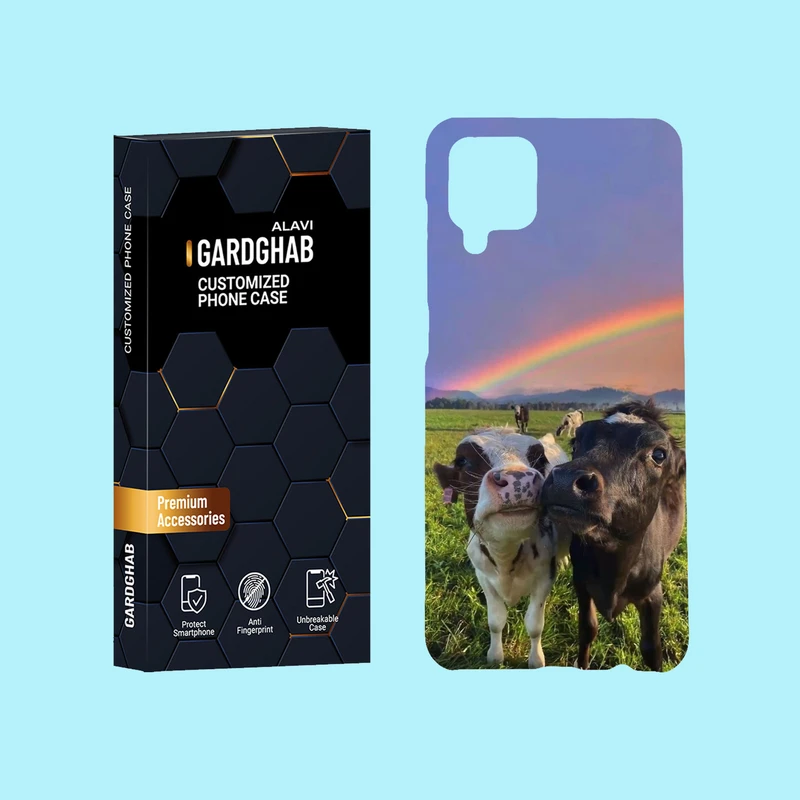 کاور گارد قاب علوی مدل حیوانات مناسب برای گوشی موبایل سامسونگ Galaxy A12