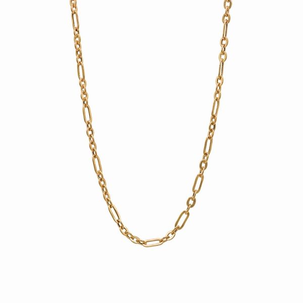 زنجیر بندی طلا 18 عیار زنانه گالری طلای همراز مدل کوین