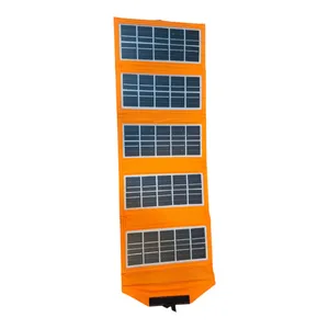 پنل خورشیدی تاشو کیفی 30 وات سی سی لامپ مدل CL-ZD1840