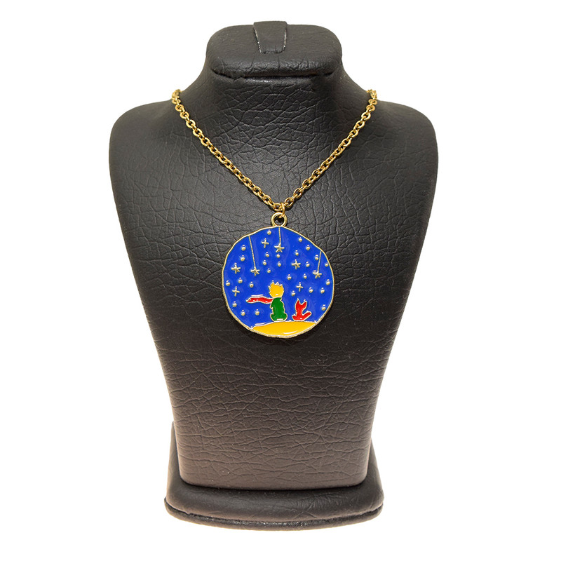 گردنبند دخترانه دلنار گالری مدل سیاره شازده کوچولو