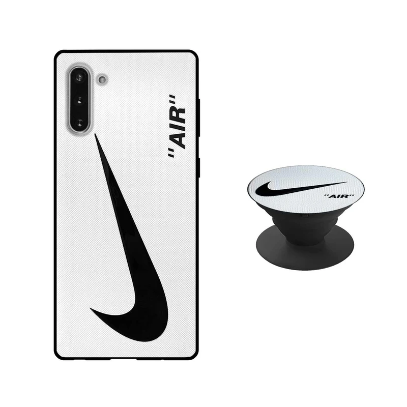 کاور دکین مدل Rikki طرح Air - W مناسب برای گوشی موبایل سامسونگ Galaxy Note 10 به همراه پایه نگهدارنده