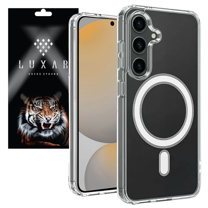 کاور لوکسار مدل S24FE _clmag مناسب برای گوشی موبایل سامسونگ Galaxy S24 FE