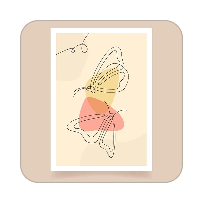 زیر لیوانی کاکتی طرح عاشقانه مدل mp37942