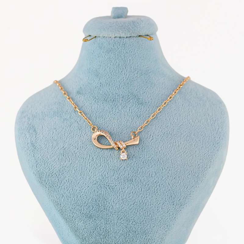 گردنبند زنانه ژوپینگ مدل پاپیون کد oo645