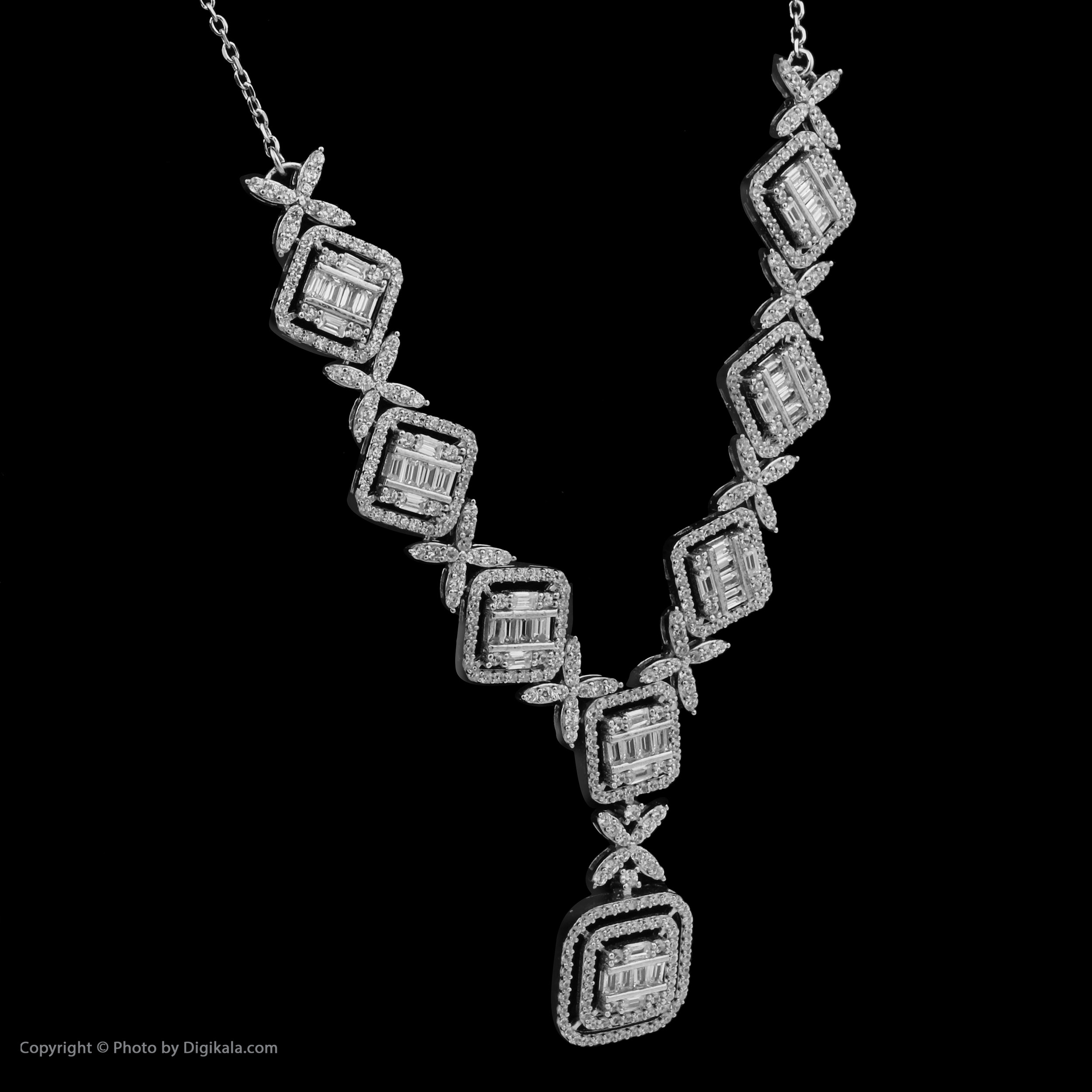 نیم ست نقره زنانه مدل SNR-RRR003