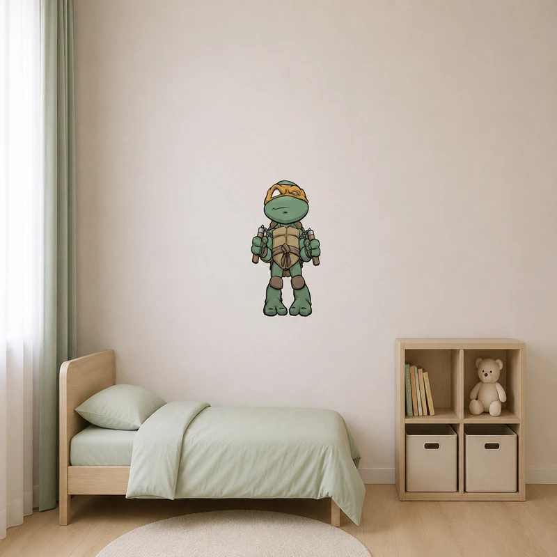 استیکر کودک مدل لاک پشت های نینجا کد 5201