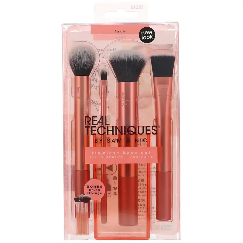 ست برس آرایشی ریل تکنیکس مدل فلالس مجموعه 4 عددی