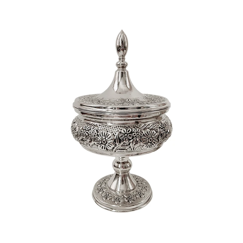 قندان مسی مدل قلم زنی کد ZH431.2